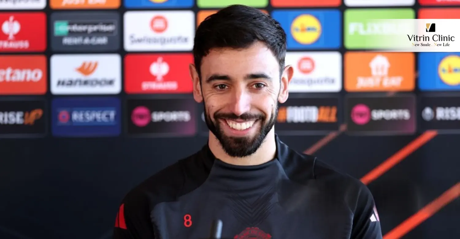 Sorriso de Bruno Fernandes