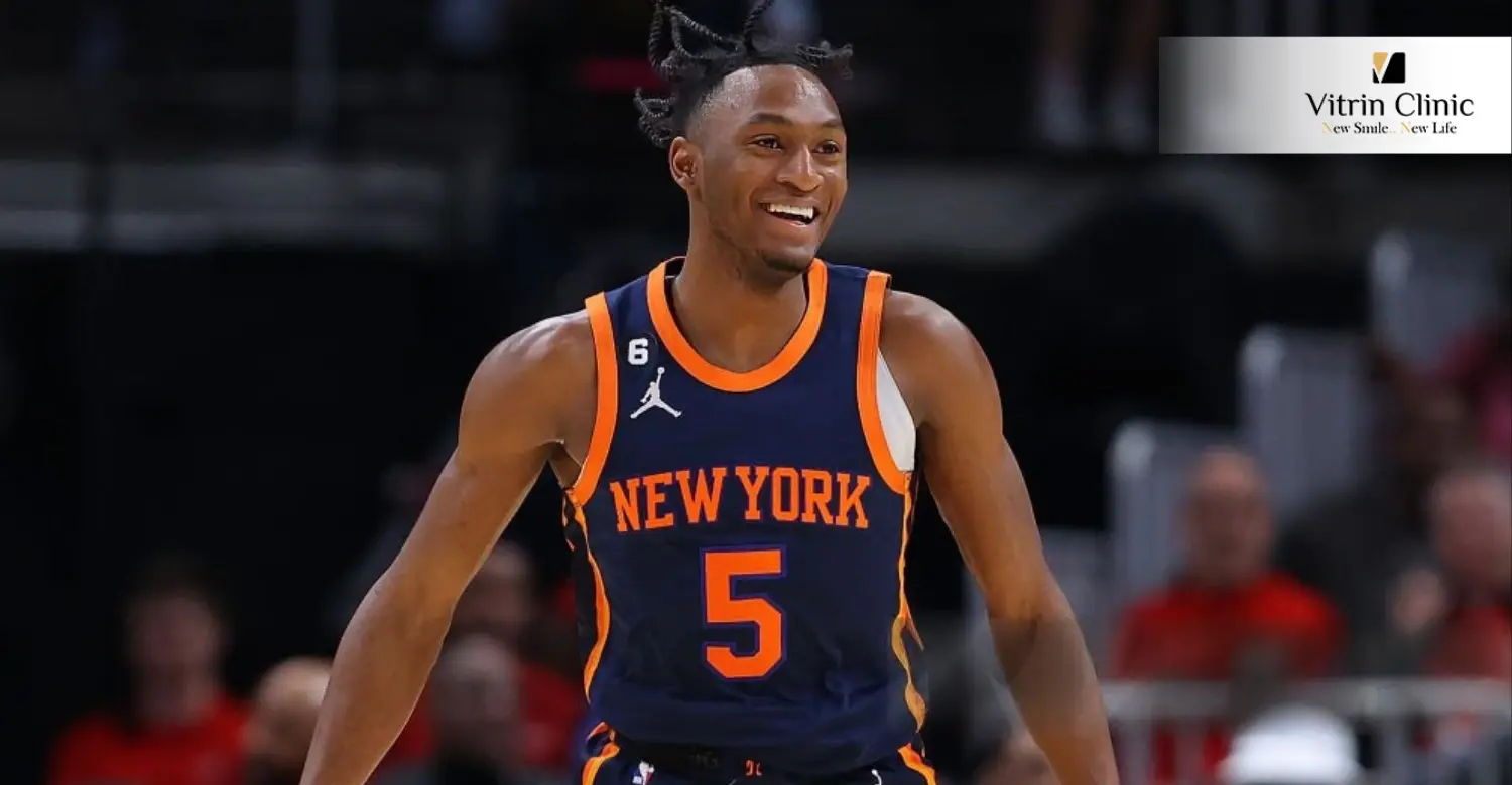 Immanuel Quickley teeth