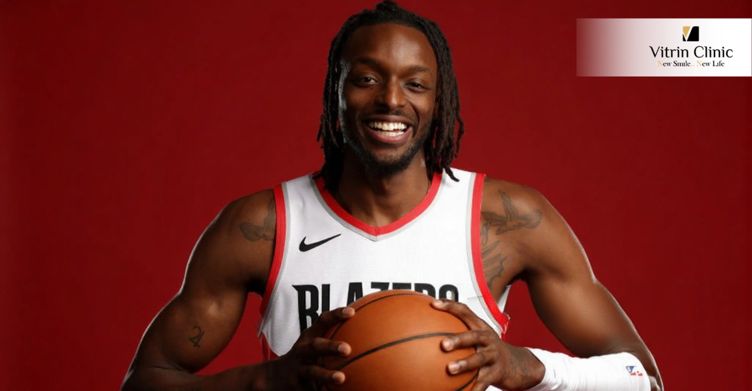 Jerami Grant teeth