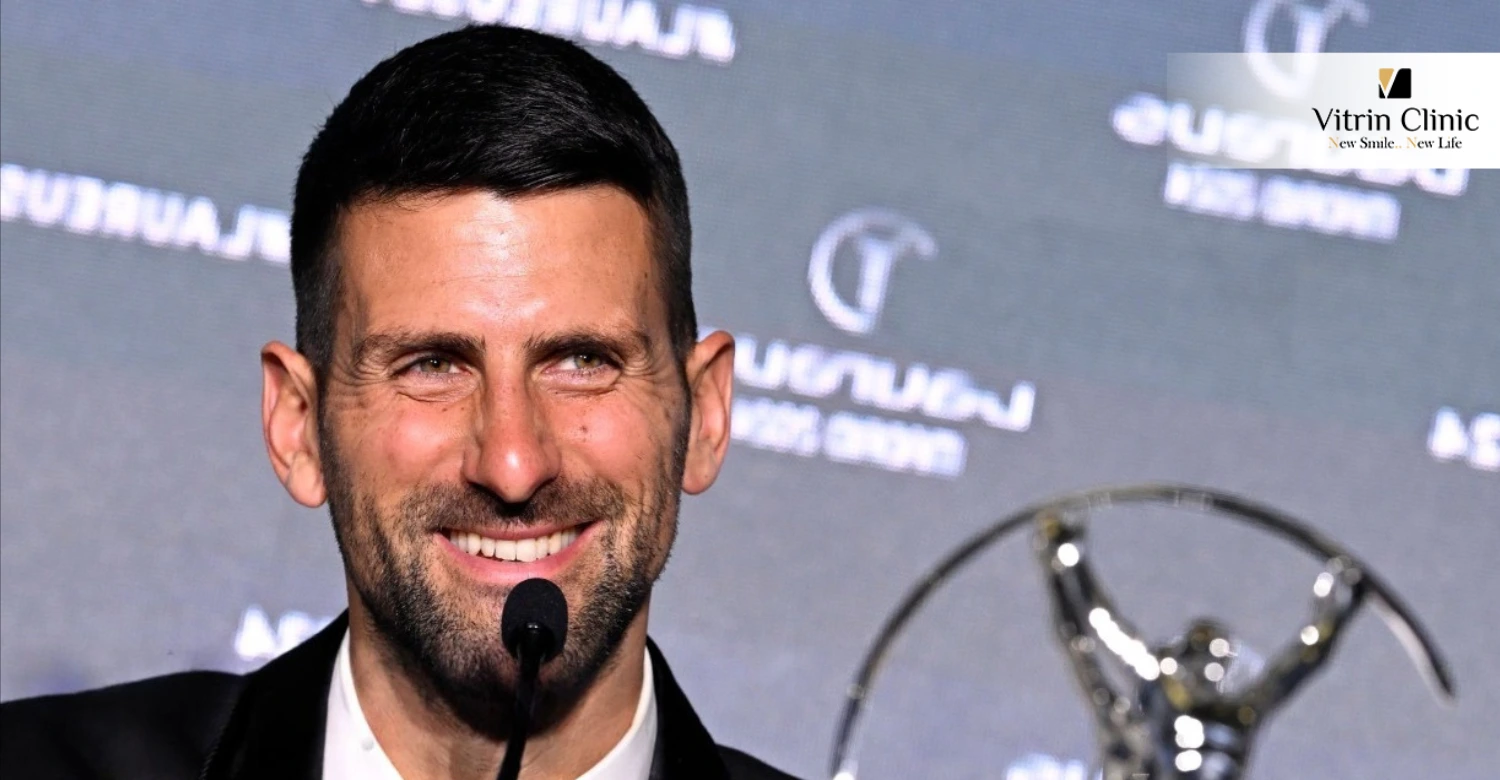 Novak Djokovic Lächeln