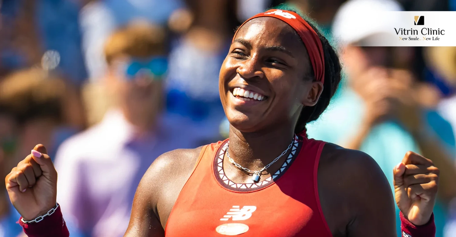 Coco Gauff teeth